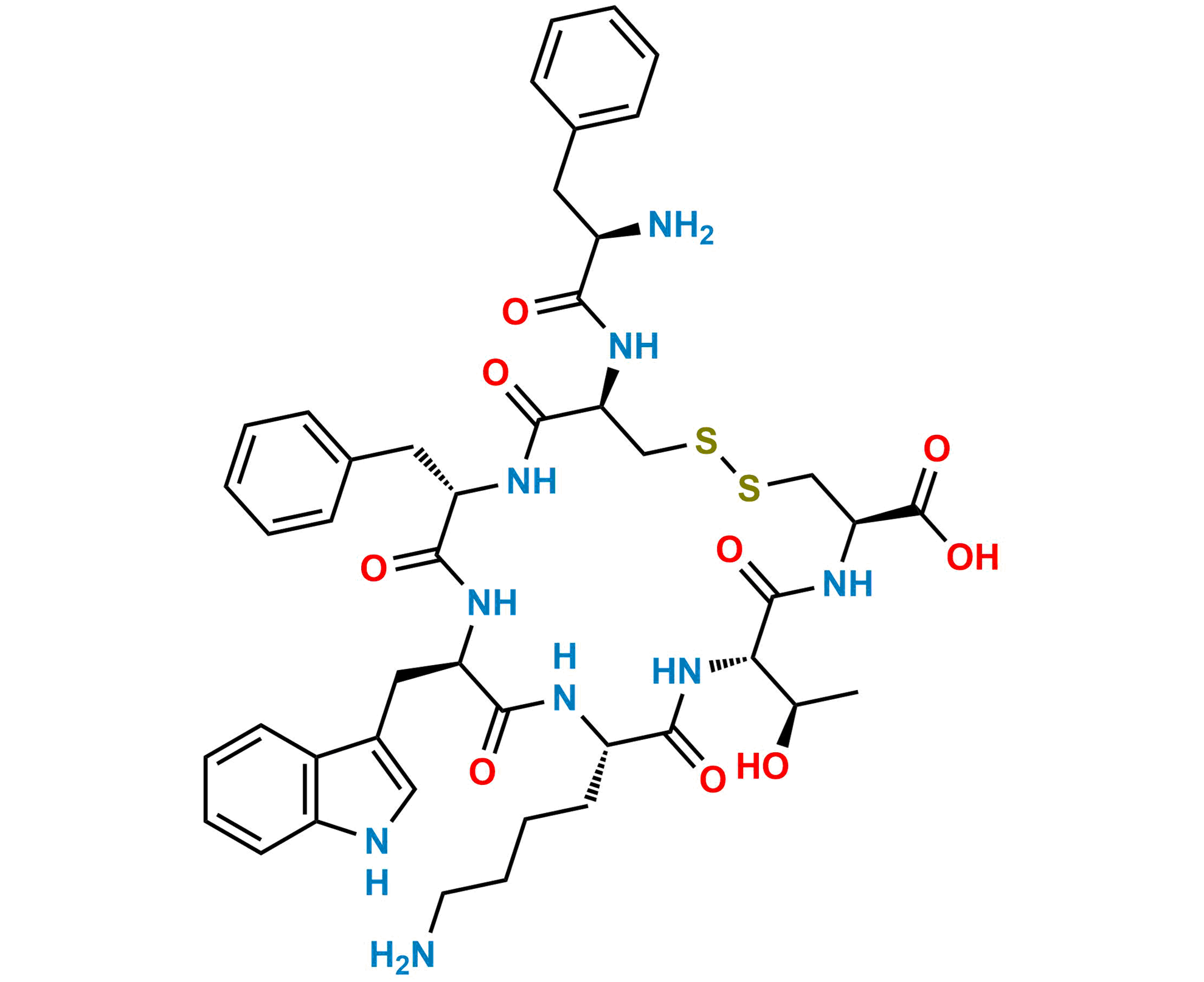 (Des-Thr-Ol8)- Octreotide